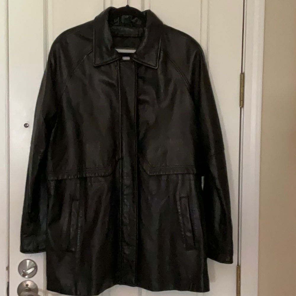 Sonoma black leather jacket